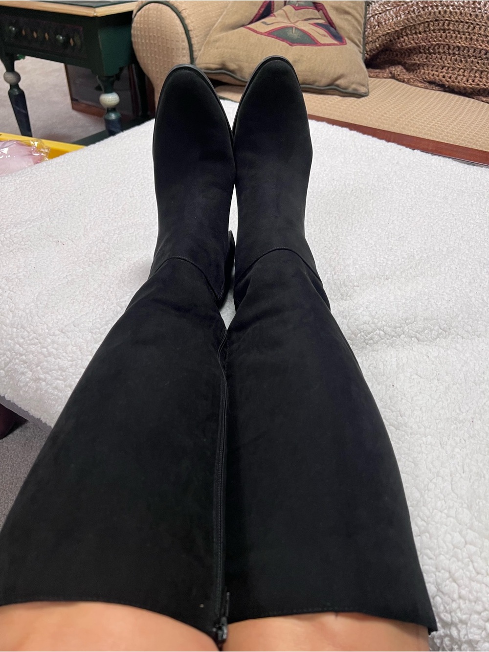 A New Day Wide Calf knee high suede boots 9